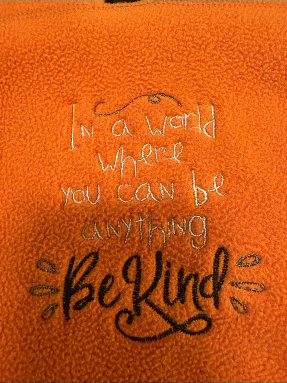 Old Navy Orange Kids Fleece Hoodie Sweatshirt